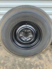 15x6 Steel Copo Wheel Ash Gold With F70-15 Redline Tires Hurst Cheater Slicks