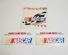 Nascar Decals Lot Of 3 Vintage Decal Stickers