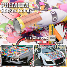 24x60 Jdm Usdm Anime Graffiti Sticker Bomb Vinyl Decal Sticker Wrap Sheet Mar