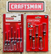 Combo Of Craftsman 6 Pc Jewelers Screwdriver Set Craftsman 5 Pc Mini Torx Set