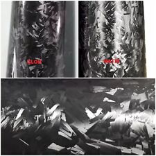 Gloss Matte Forged Carbon Fiber Black Vinyl Car Auto Wrap Sticker Roll