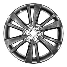 Used 20x8 Polished And Painted Medium Charcoal Wheel Fits 560-04847
