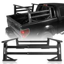 Adjustable Height Truck Bed Cargo Ladder Rack Black For Universal Truck Pick Up