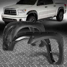 4pcsfor 07-13 Toyota Tundra Texture 2 Pocket-riveted Wheel Fender Flare Cover