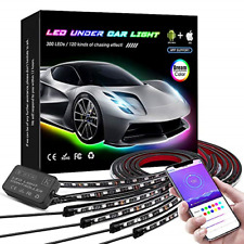 Korjo Car Underglow Lights 6 Pcs Bluetooth Led Strip Lights With Dream Color