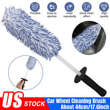 Car Alloy Wheel Cleaning Brush Tool Tire Washing Clean Soft Bristle Cleaner Us