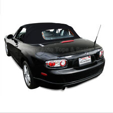 Miata Convertible Top For 06-14 In Black Stayfast Cloth Heated Glass Window