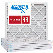 Aerostar 25x25x1 Merv 11 Pleated Air Filter 25x25x1 Box Of 6