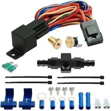 180f Transmission Oil Cooler Fan Thermostat Switch Kit 4an In-line Hose Adapter