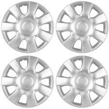 Set Of 4 Hubcaps 15 Inch Silver Abs Wheel Covers For 2002 - 2004 Toyota Camry