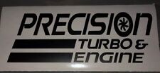 Precision Turbo Engine Vinyl Window Decal Sticker 8 X 3