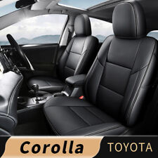 Car Seat Cover Fit For Toyota Corolla Pu Leather Auto 5-seat Full Set Waterproof