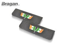 Front Mud Flaps Embossed Uv Rubber Ireland Flag 2pc 65x19cm Mud Guards Shield