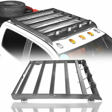 Fit Toyota Tundra 2014-2021 4 Door Steel Roof Rack Luggage Carrier W Led Lights