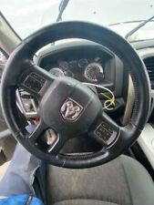 2013-2020 Ram 1500 Black Leather Steering Wheel Only 5nh65dx9aa Oem.