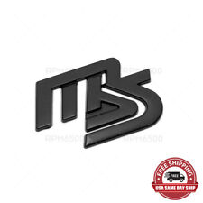 Mazda Ms Mazdaspeed Rear Nameplate Badge Logo Car Emblem Decorate Sport Black