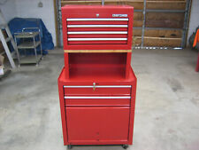 Craftsman 4 Draw Tool Box On Riser Bottom 2 Drawer Cabinet On Casters With Key