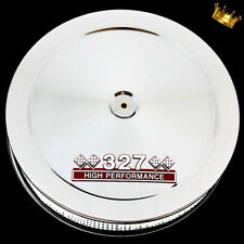 Chrome Small Block Chevy Air Cleaner With 327 Emblem Fits 327 Sbc Engines