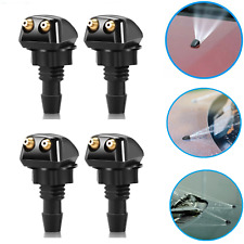 4 Pack Universal Dual Holes Windshield Washer Nozzle Wiper Water Spray Jet