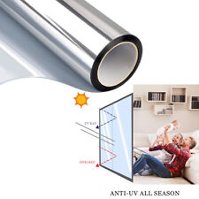 One Way Mirror Tint Window Film Privacy Protect Uv Reflective Sun Block For Home