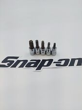 Snap On Torx Socket Set 38 Inch Drive 5 Pieces Included