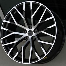 Set4 22x9.5 5x112 Et26mm Black Wheels Rims Fit Audi Sq5 Q7 Q8 Sq7 Sq8 Avant