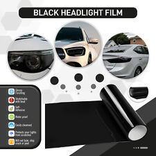 Light Black Tint Vinyl Film Wrap Sheet For Headlight Backup Light Tail Light