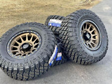 17x9 Lock Offroad Bronze Wheels Rims 33 Mt Tires Tacoma Chevy Gmc Yukon Tahoe