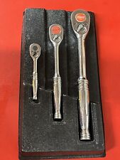 Snap-on Tools Usa 3pc Ratchet Set 14 38 12 In Plastic Tray