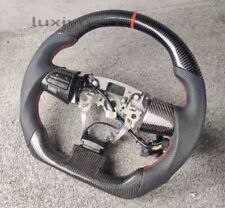 Real Carbon Fiber Flat Sport Steering Wheel For Toyota Corolla 2003-2013 Style 2