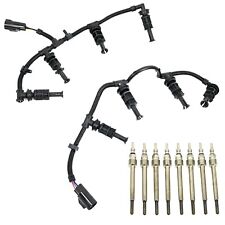 6.4l Powerstroke Glow Plugs And Harness 08-10 Ford Diesel 6.4 Right Left Plug