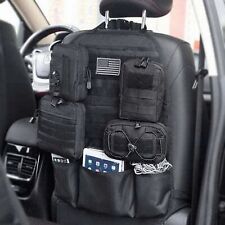Molle Tactical Truck Seat Back Organizer Car Cover Vehicle Panel Storage Bag