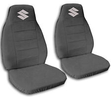 Front Car Seat Covers Charcoal With S Design Fits Suzuki Samurai More Avbl