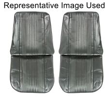 Pui Interiors 70as10u Black Front Bucket Seat Covers For 1970 Chevrolet Chevelle