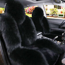 Faux Sheepskin Wool Fur Car Seat Cover For Cars Trucks Universal Fit Soft Plush