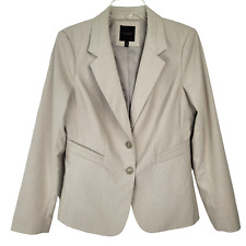 The Limited Collection Womens 10 Blazer Suit Jacket Lined Career 2 Button Tan