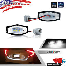 2pcs 18 Led License Plate Light Direct For Acura Tl Tsx Mdx Honda Civic Accord