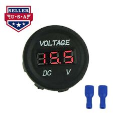 12-24v Led Digital Voltmeter Car Motorcycle Voltage Volt Gauge Panel Meter