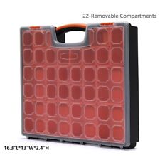 22-removable Compartment Professional Organizer Multi-purpose Toolbox