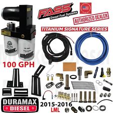 Fass Titanium 100gph Fuel Lift Pump System 15-16 Duramax Diesel Chevy Gmc Gm 6.6