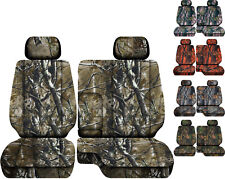 Fits 1989-1994 Toyota Pick Up Truck 60-40 Bench Camouflage Covers With Armrest