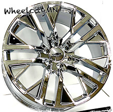 20 Chrome Oe 5903 Ses Replica Wheels Fits 2023 Chevy Colorado Zr2 Tahoe 6x5.5