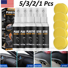 53x Car Plastic Restore Agent Inner Interior Cleaner Wax Seat Dashboard Leather