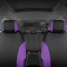 Purple Car Seat Cover Set Full Set For Auto Truck Van Suv Seat Protectors
