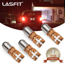 Lasfit Bay15d 1157 2057 2357 Pure Red Led Tail Brake Stop Light Bulb Replacement