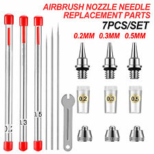 For Airbrushes Spray Gun Airbrush Nozzle Needle Replacement Parts 0.20.30.5mm