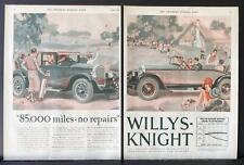 1927 Willys-knight Cabriolet Coupe Great 6 Varsity Roadster Golf Country Club Ad