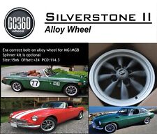Gc360 Silverstone Ii Alloy Wheel Fits Mgmgb Gunmetal With Satin Lip 15x6