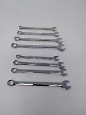 Craftsman Tools 8pc Polished Chrome Sae Metric Mm 12pt Combination Wrench Set