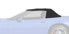 Fits Chevy Corvette 1986-1993 Soft Top With Plastic Window Black Canvas